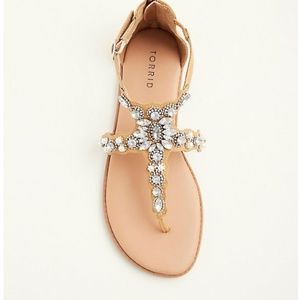 Torrid jeweled sandals